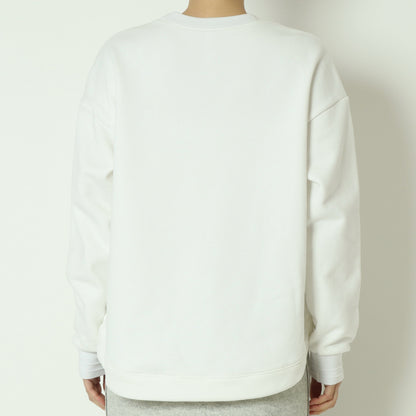 裏起毛刺繍スウェットプルオーバー 80256507