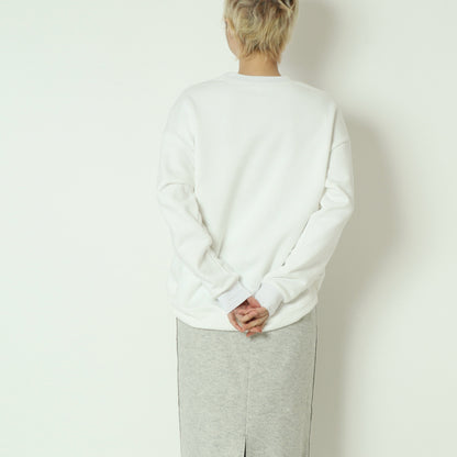 裏起毛刺繍スウェットプルオーバー 80256507