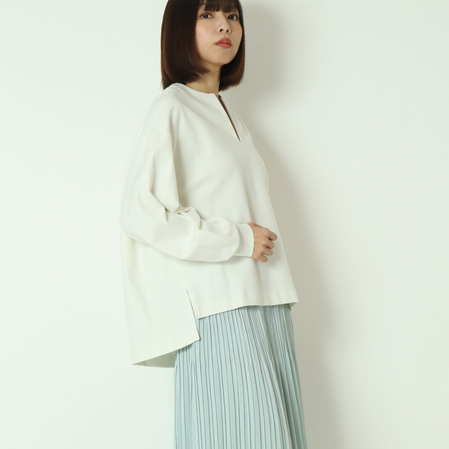 ソフト起毛ストレッチプルオーバー 80256510