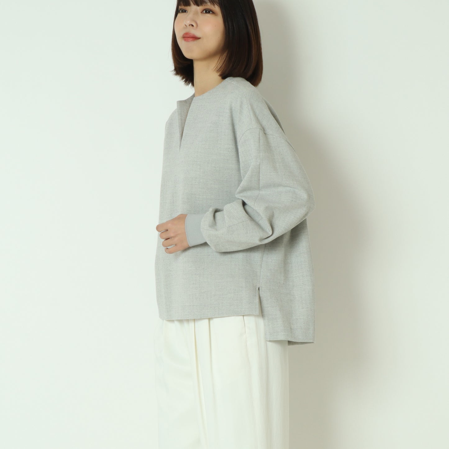 ソフト起毛ストレッチプルオーバー 80256510