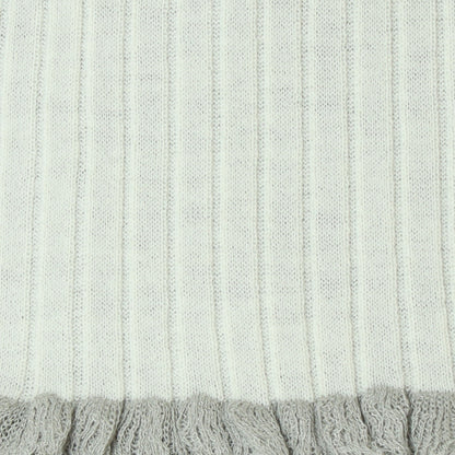 フリルクルーネックリブニット 80256532