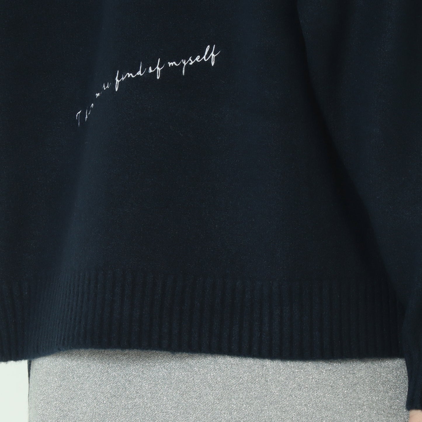 ワッペンデザインニット  80256570