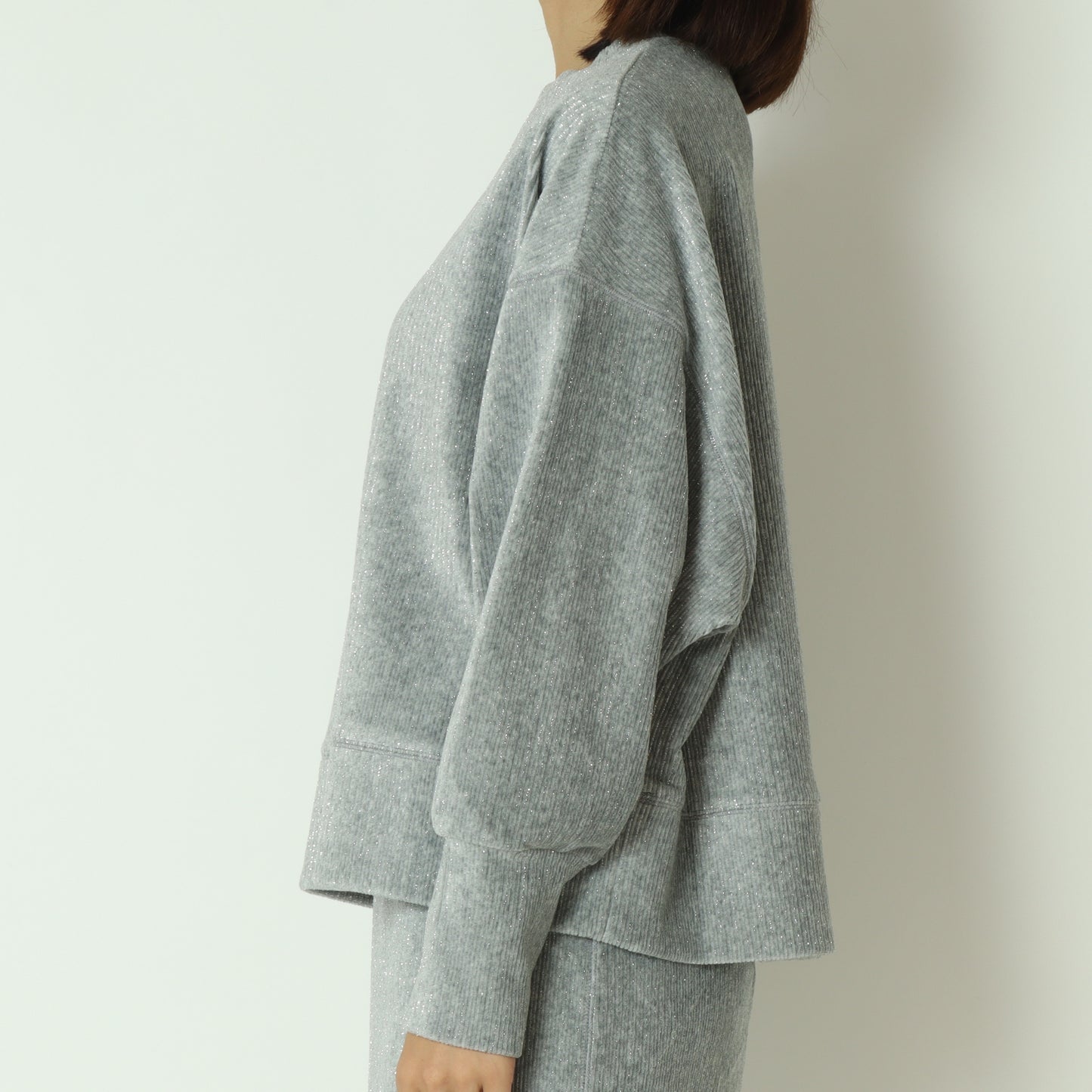 ラメコーデュロイカットソー  8921026