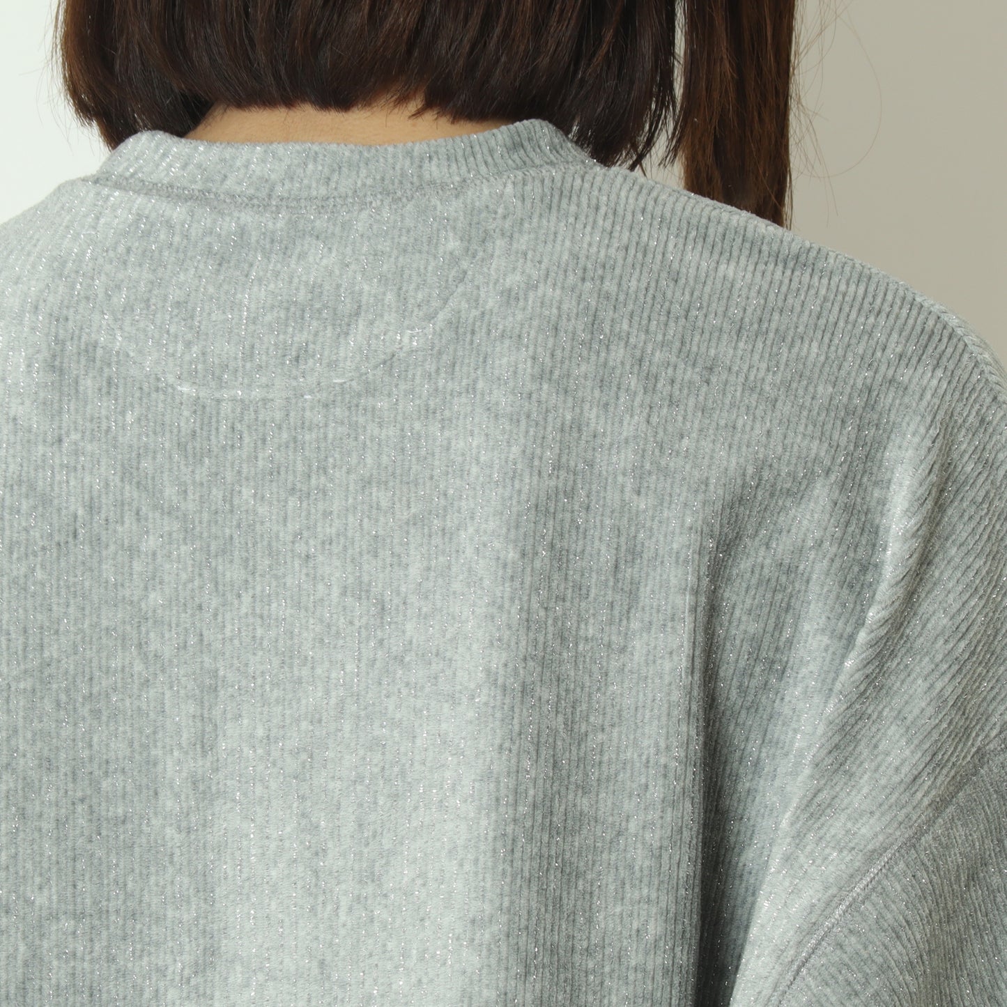 ラメコーデュロイカットソー  8921026