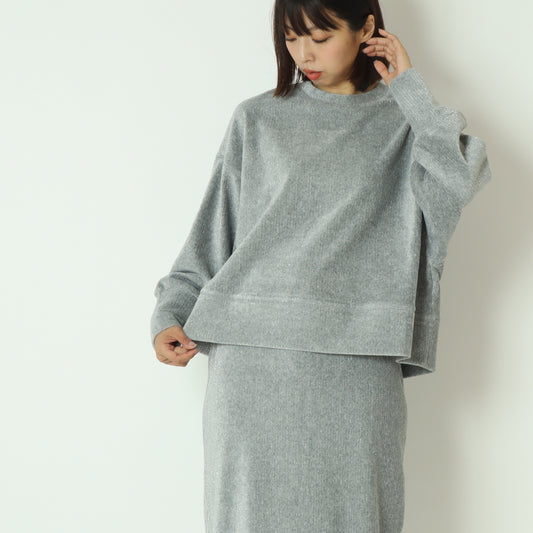 ラメコーデュロイカットソー  8921026