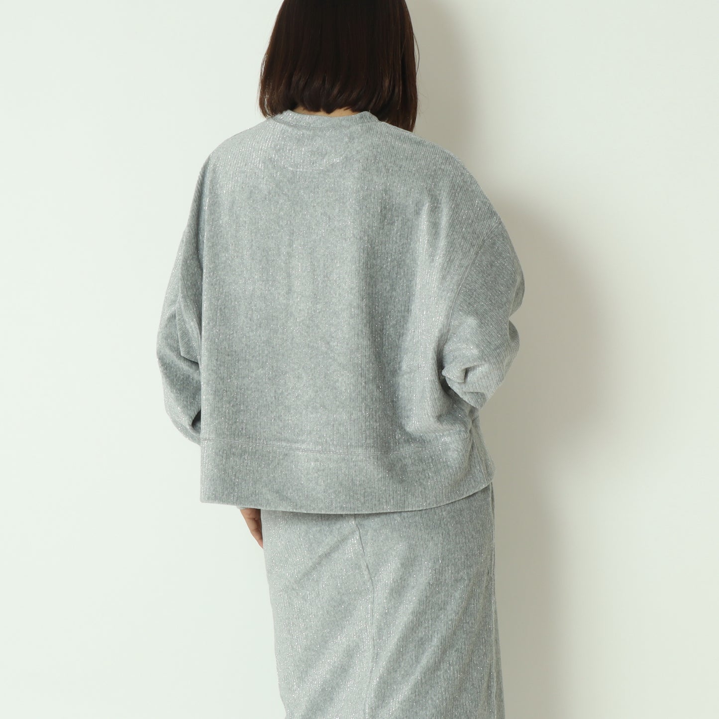 ラメコーデュロイカットソー  8921026