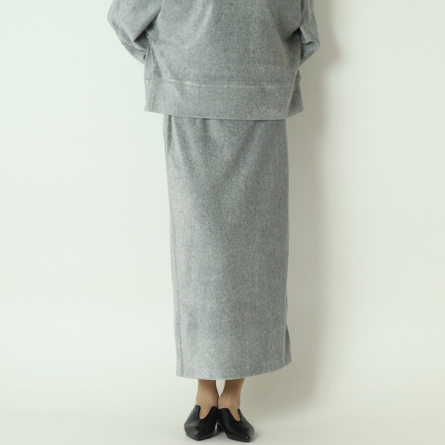 ラメコーデュロイロングスカート  8921027