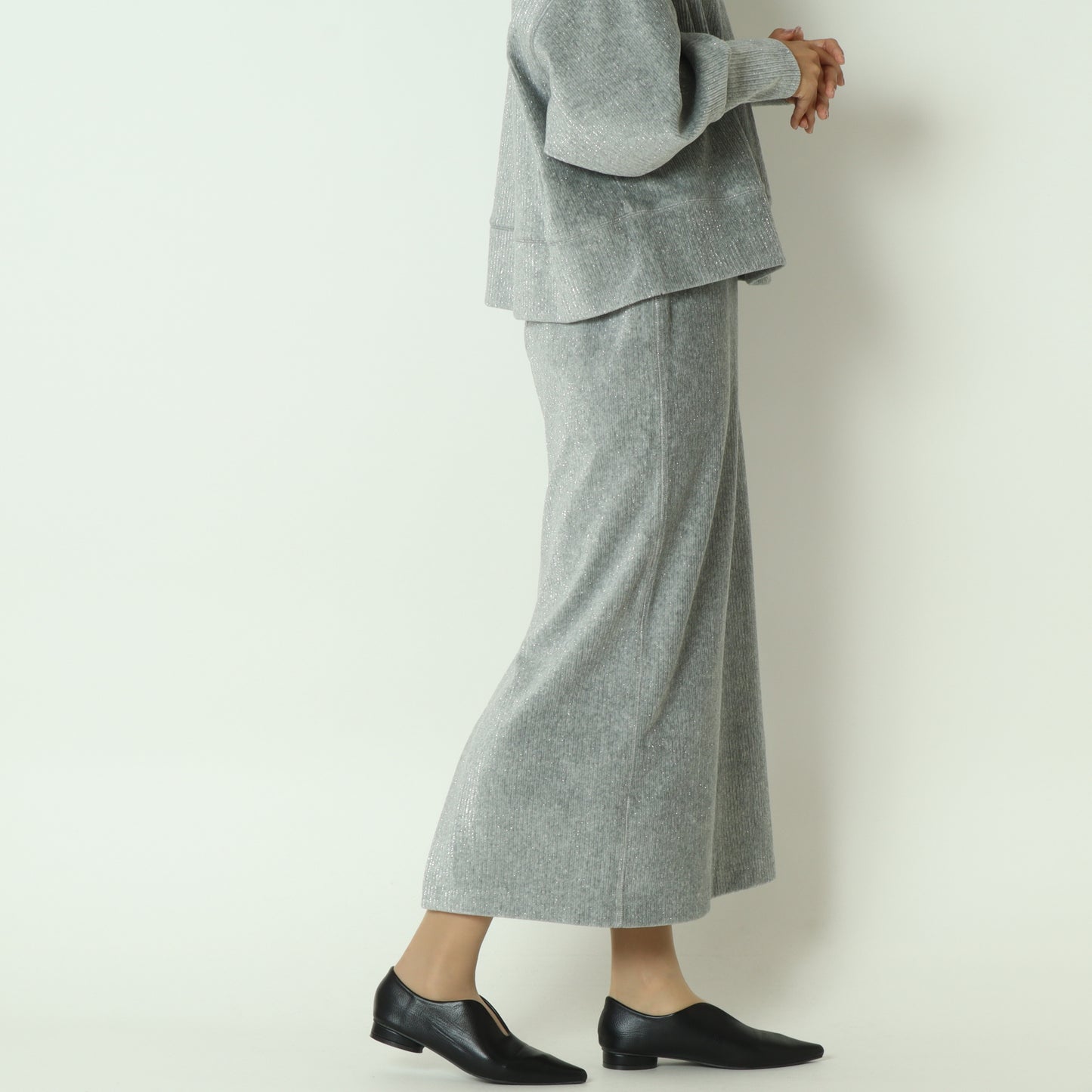 ラメコーデュロイロングスカート  8921027