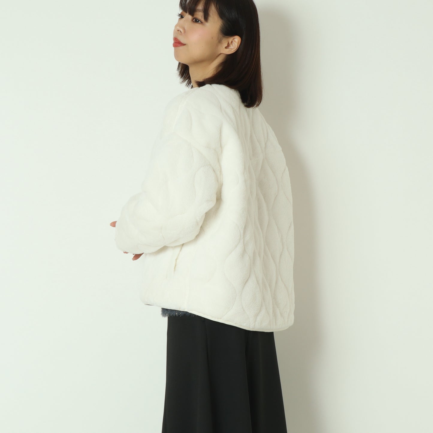 リバーシブルキルティングブルゾン 8559207