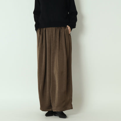 サテンワイドパンツ　8868669