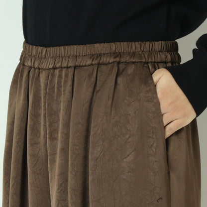 サテンワイドパンツ　8868669