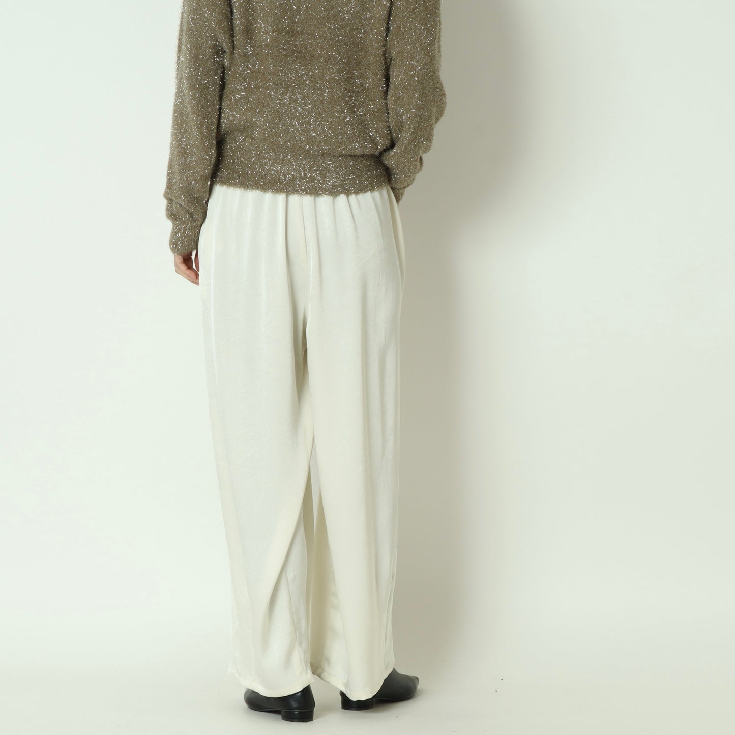 サテンワイドパンツ　8868669