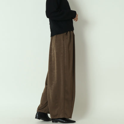 サテンワイドパンツ　8868669