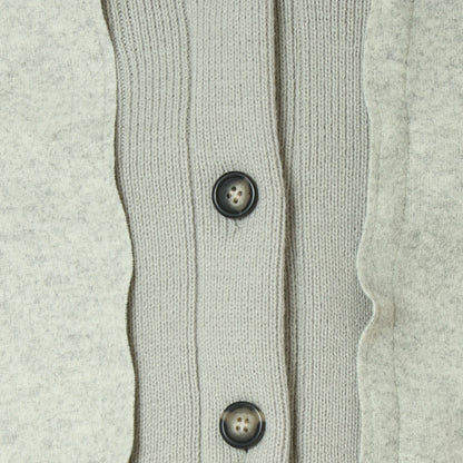 ニット切替メルトンVネックカーディガン　8868375