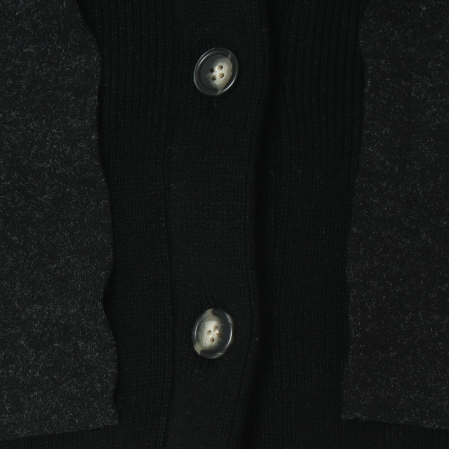 ニット切替メルトンVネックカーディガン　8868375