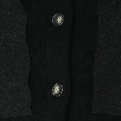 ニット切替メルトンVネックカーディガン　8868375