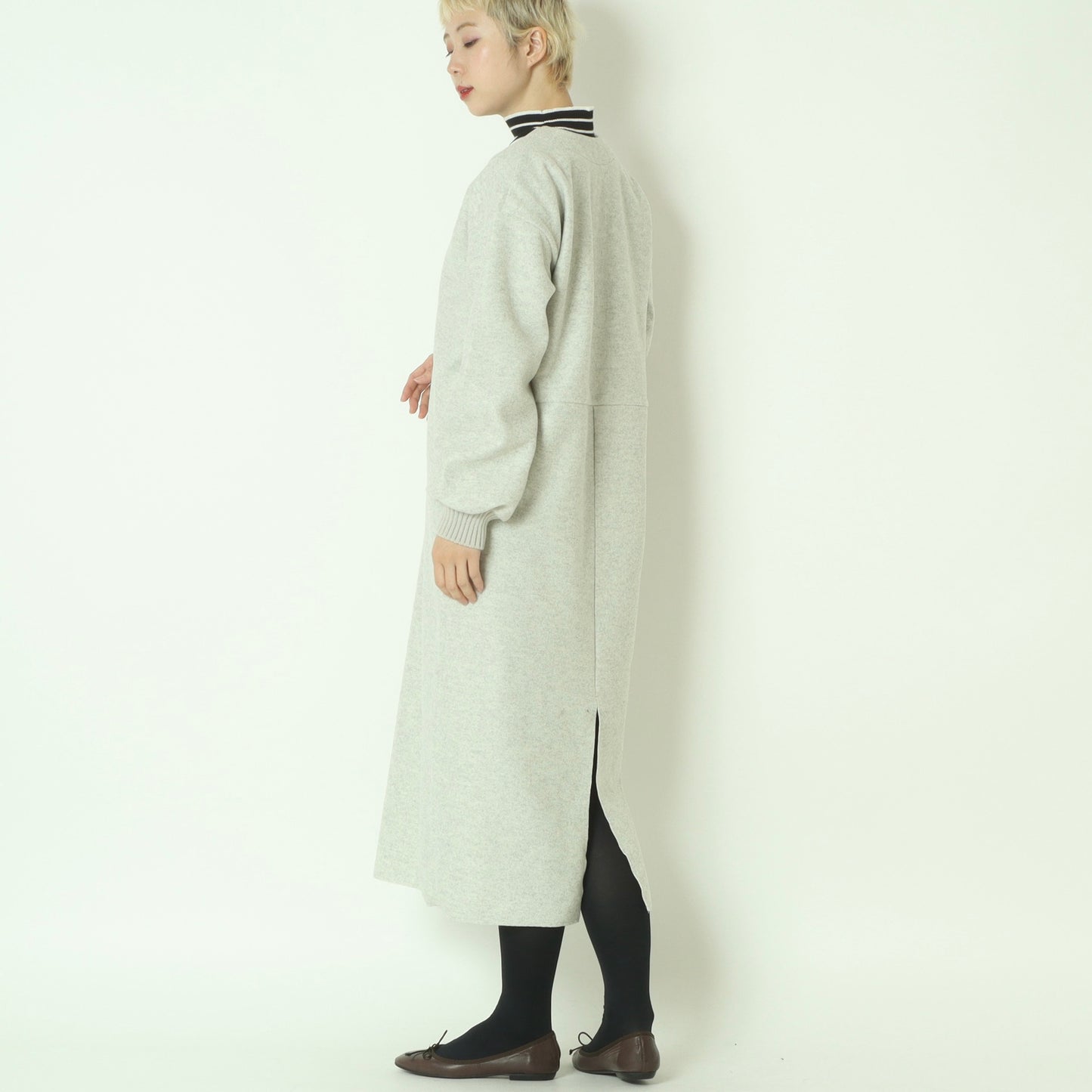 ソフトニットメルトンワンピース 8868755