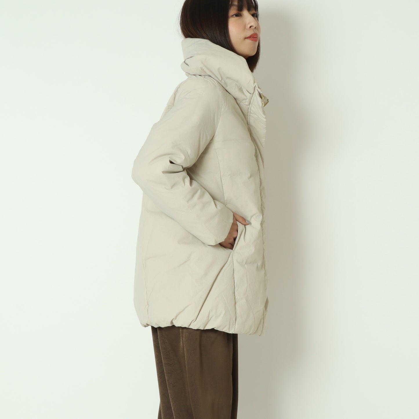 マイクロタフタパフカラーダウンジャケット 8559102