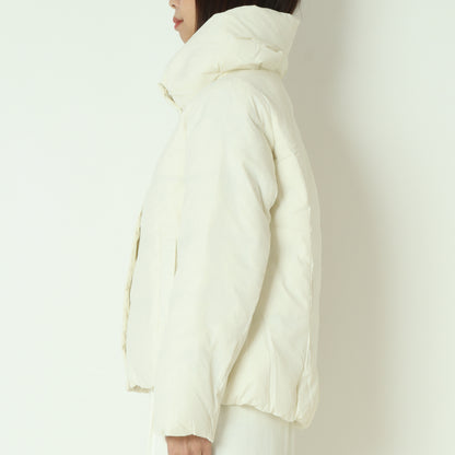 マイクロタフタパフカラーダウンハーフコート 8559211