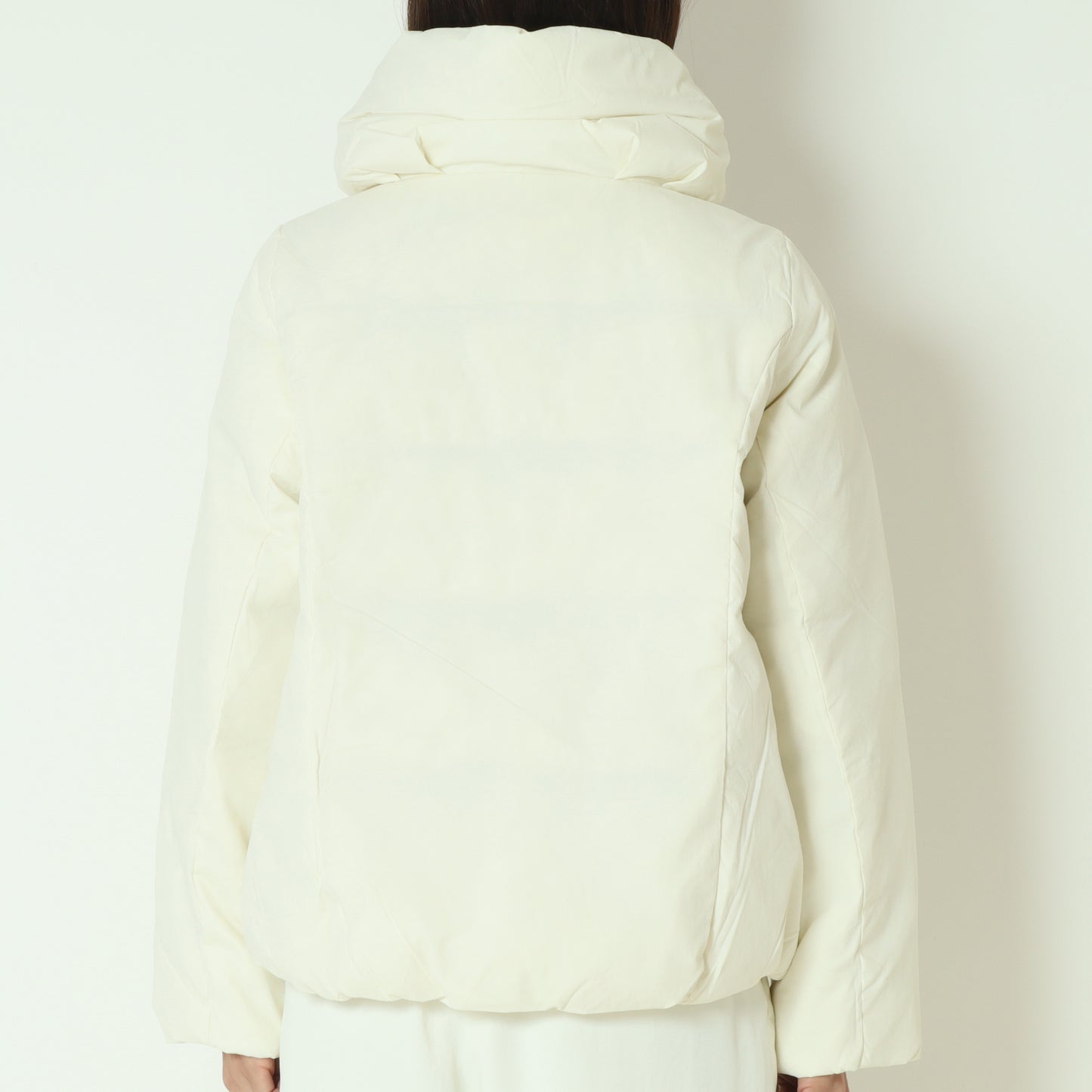 マイクロタフタパフカラーダウンハーフコート 8559211