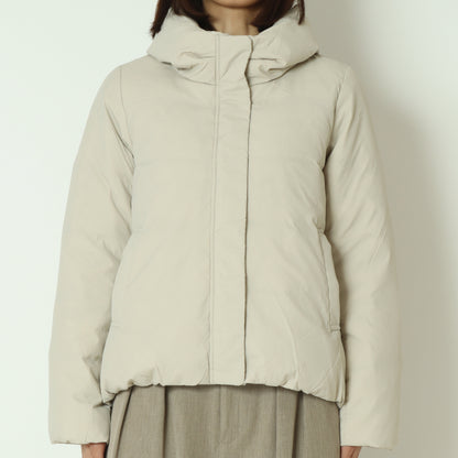 マイクロタフタパフカラーダウンハーフコート 8559211