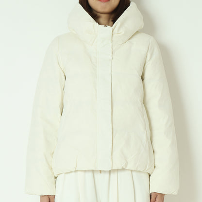 マイクロタフタパフカラーダウンハーフコート 8559211