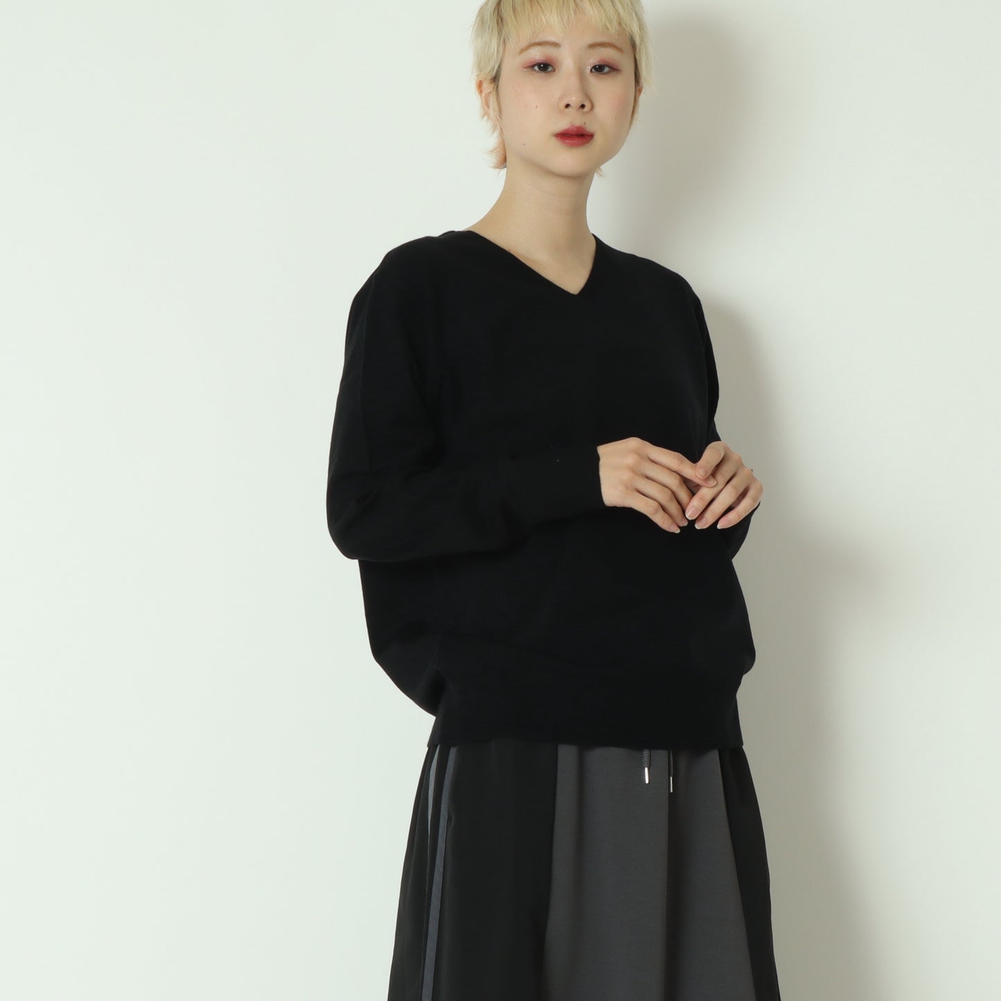 スーパーストレッチVネックプルオーバー   DR252-014