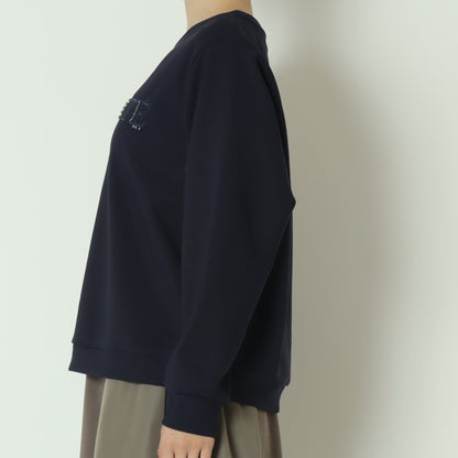 ビジュー刺繍プルオーバー 254KW0760