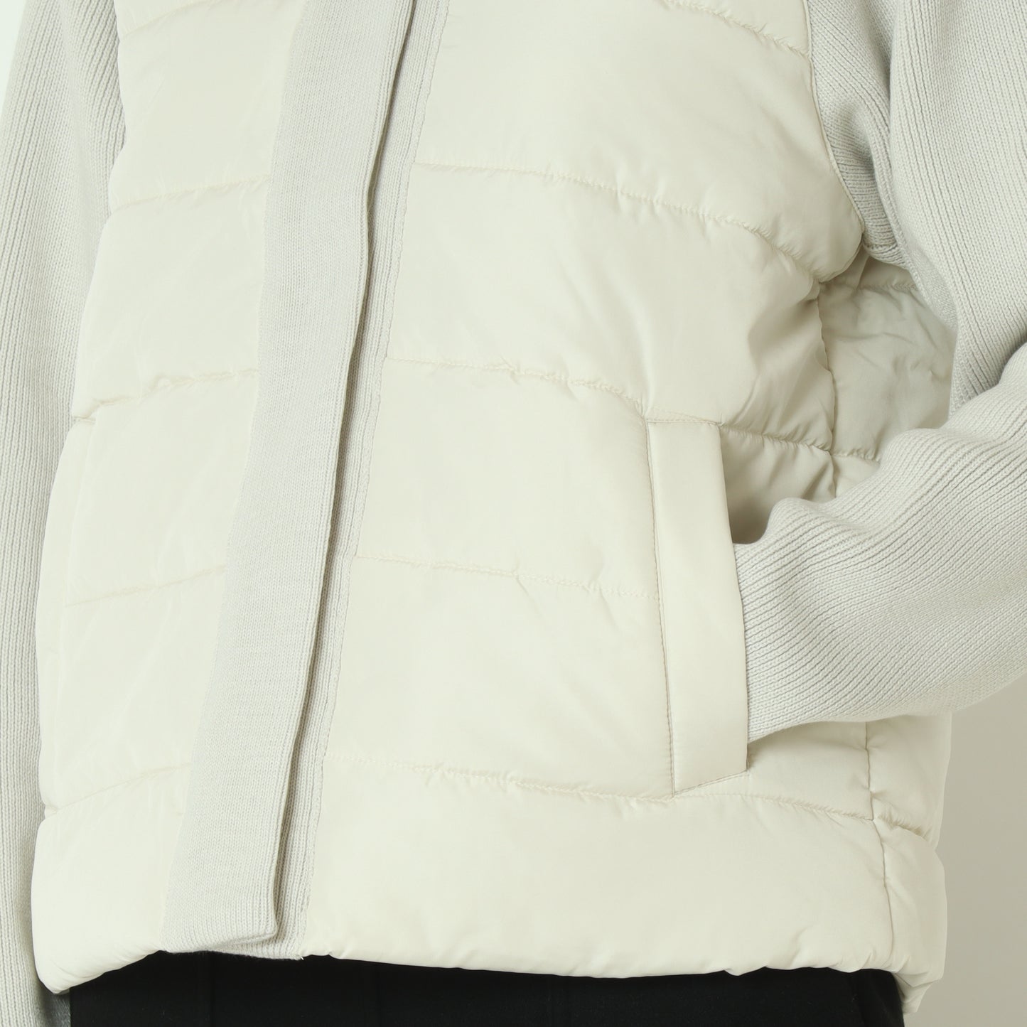 中綿×ニット切替ジャケット  DR252-011