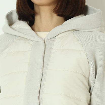 中綿×ニット切替ジャケット  DR252-011