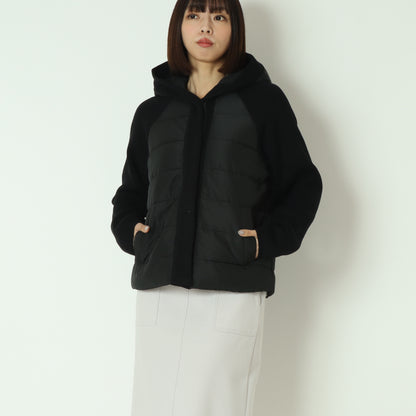 中綿×ニット切替ジャケット  DR252-011