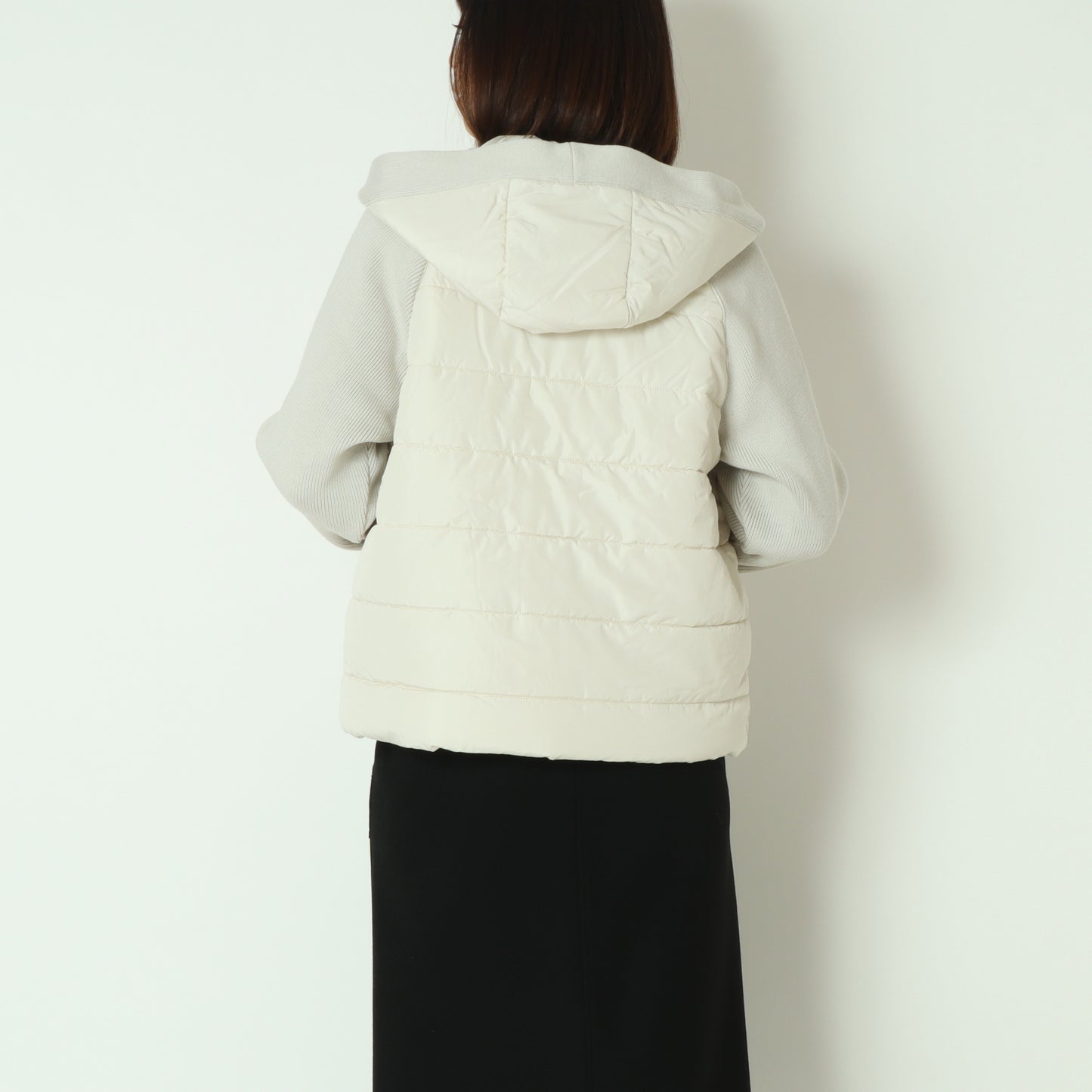 中綿×ニット切替ジャケット  DR252-011