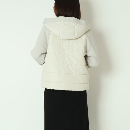 中綿×ニット切替ジャケット  DR252-011