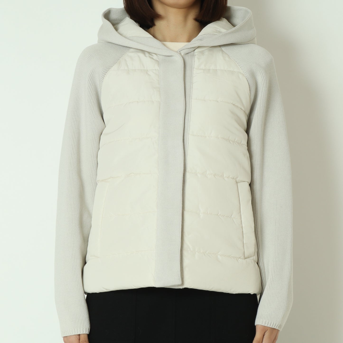 中綿×ニット切替ジャケット  DR252-011