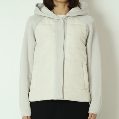 中綿×ニット切替ジャケット  DR252-011