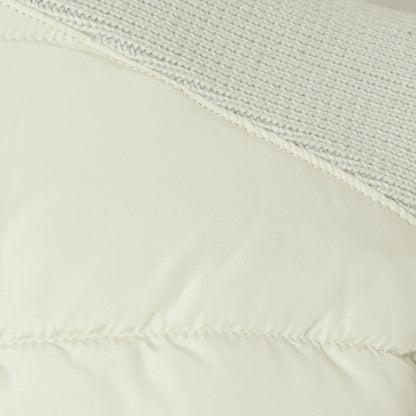 中綿×ニット切替ノーカラージャケット  DR252-012