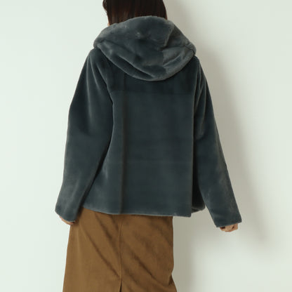 エコファー×ムートンジャケット DR252-008