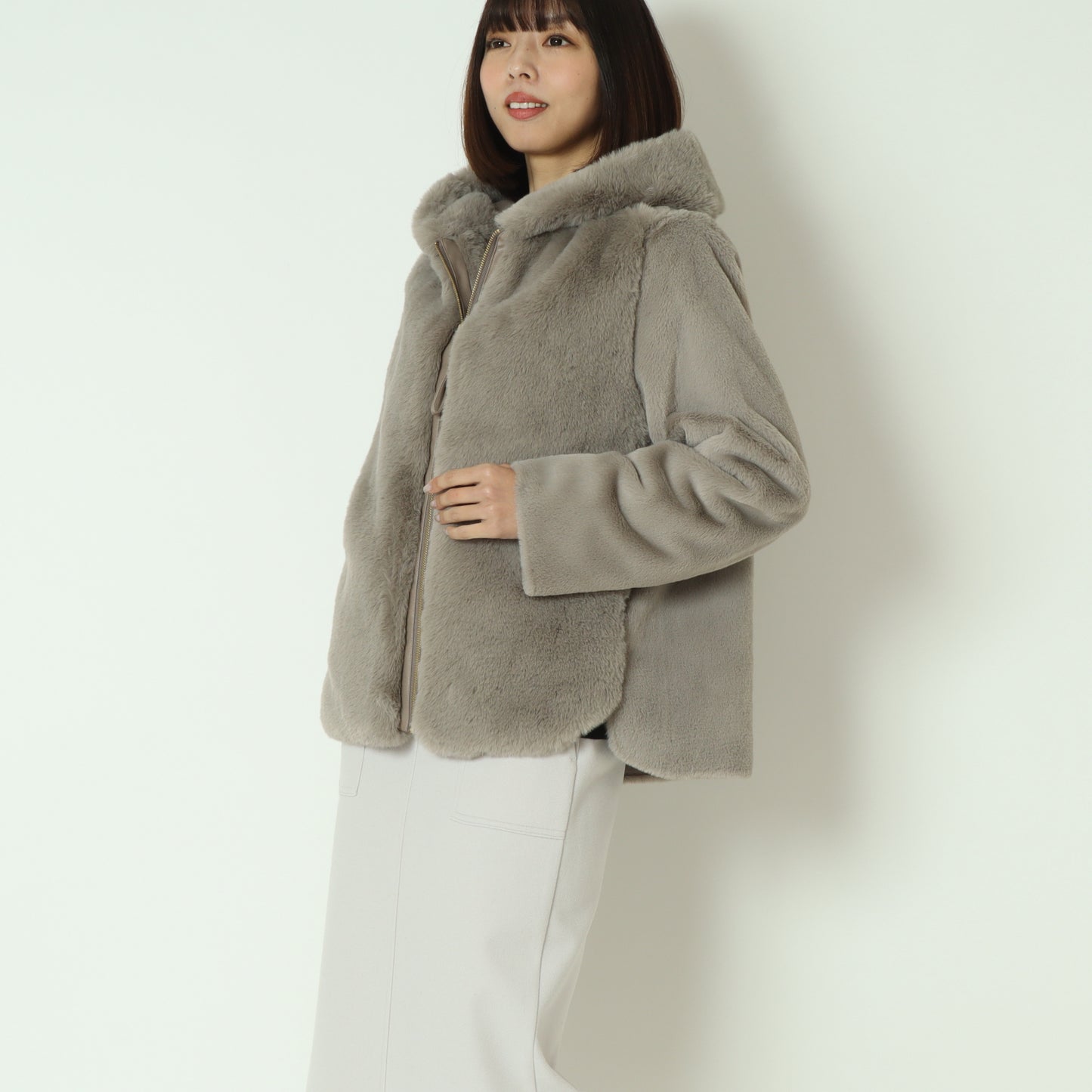 エコファー×ムートンジャケット DR252-008