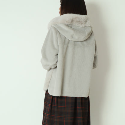 エコファー×ムートンジャケット DR252-008