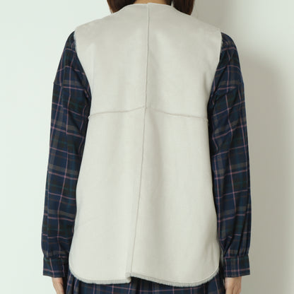 エコファー×ムートンベスト DR252-007