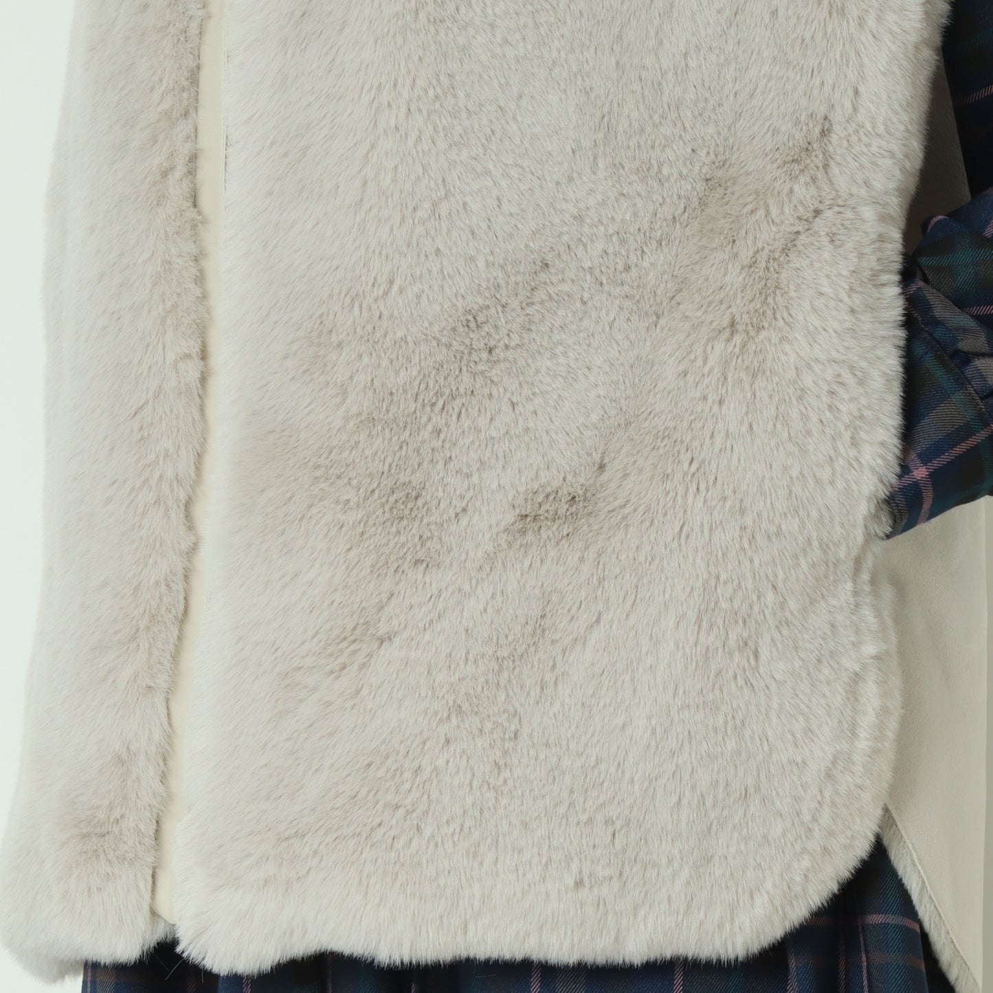 エコファー×ムートンベスト DR252-007