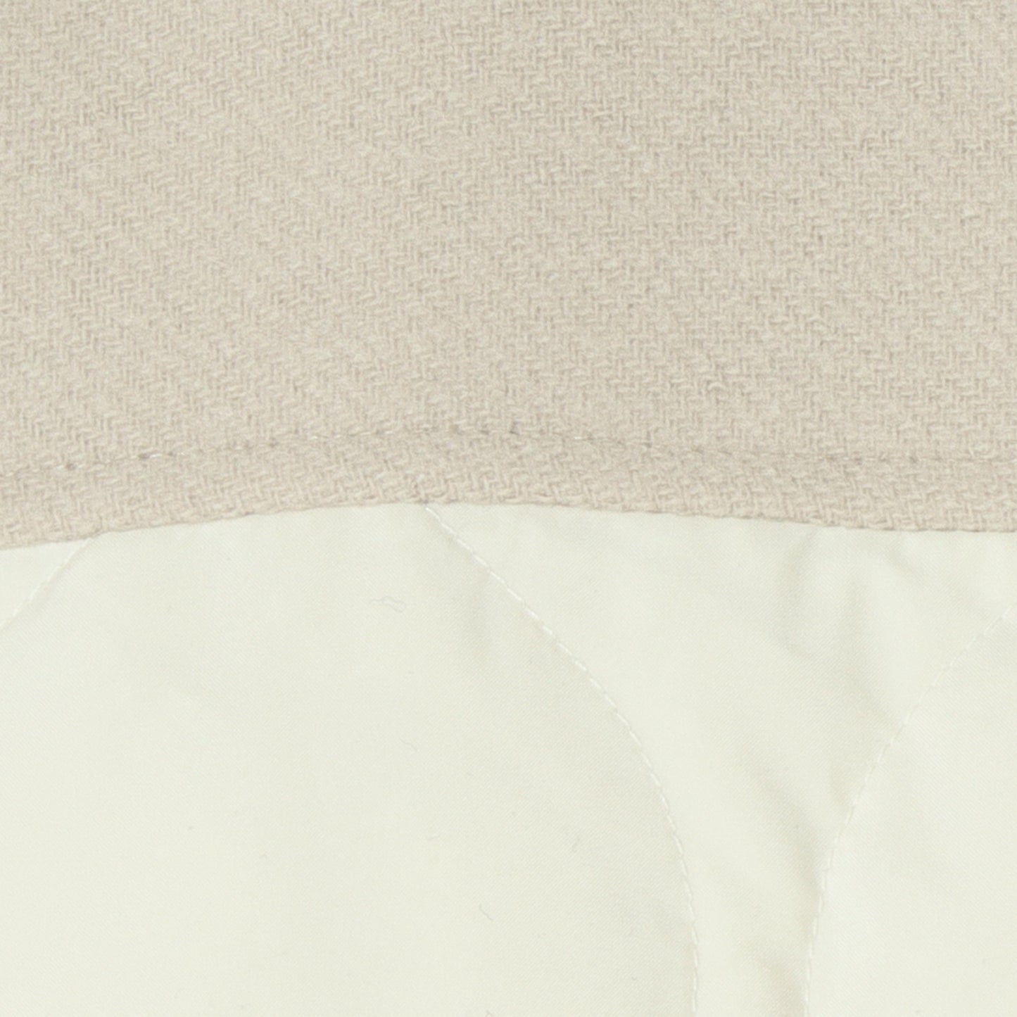 ウール×ピュアダウンノーカラージャケット DR252-006