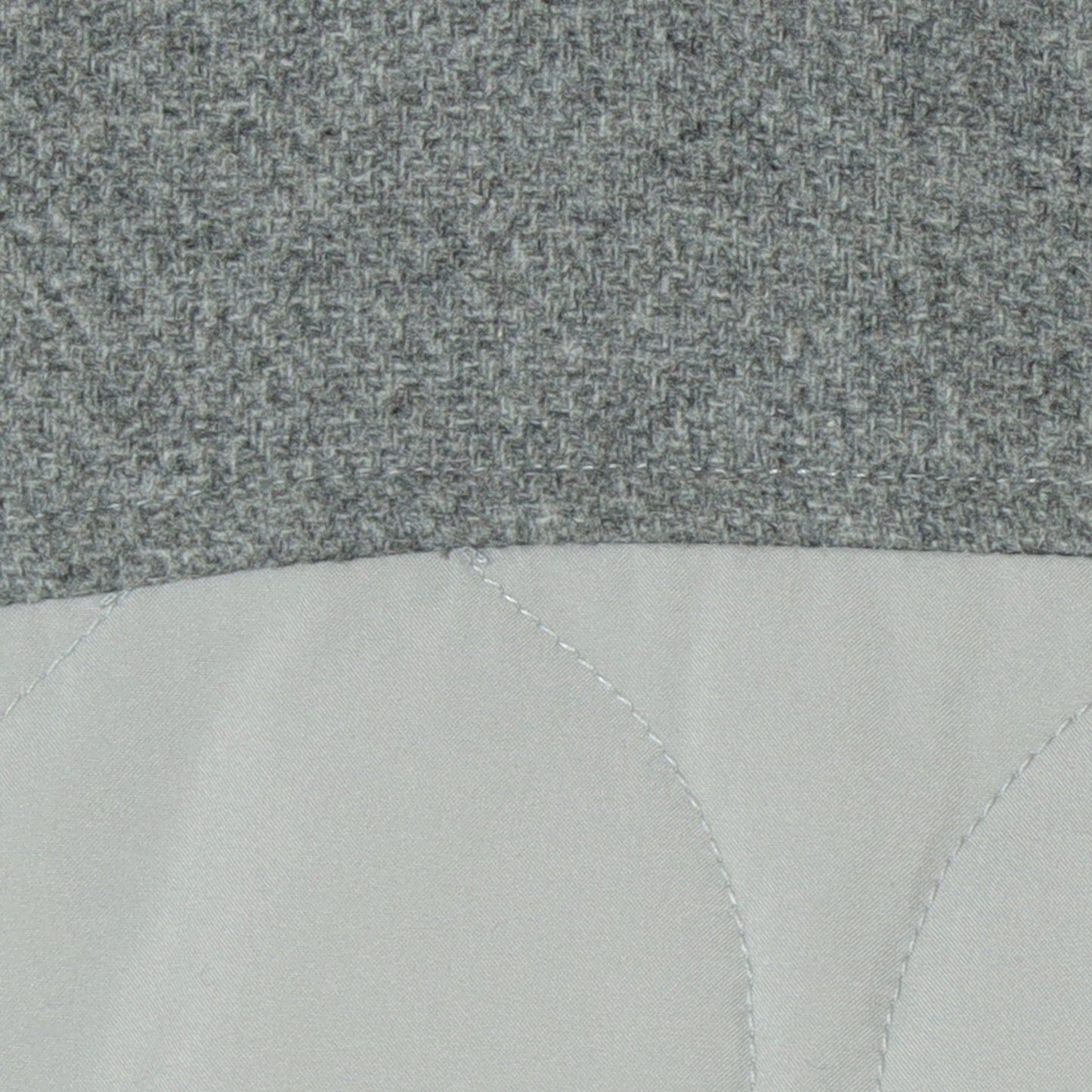 ウール×ピュアダウンノーカラージャケット DR252-006