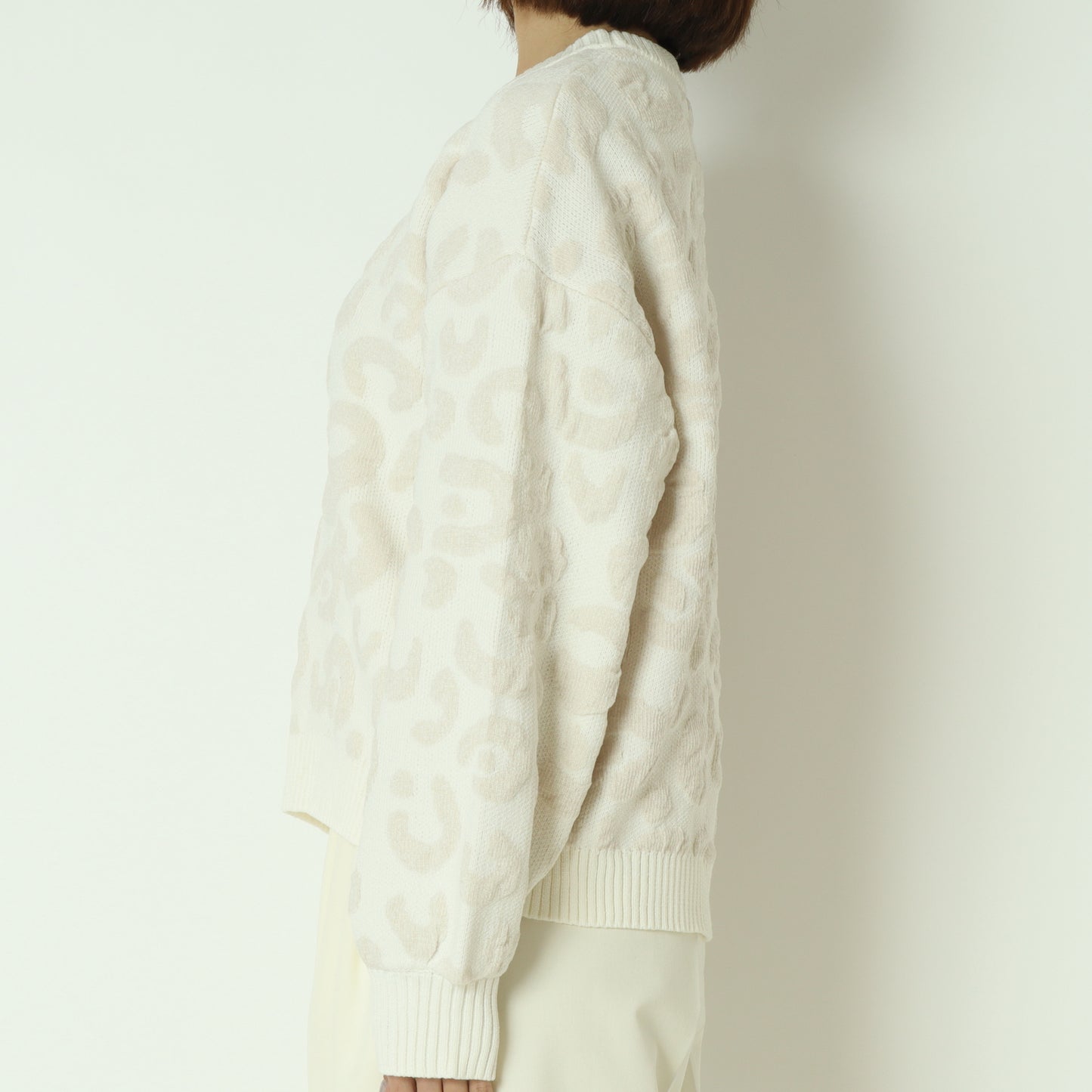 レオパードジャガードモールプルオーバー　DR252-013