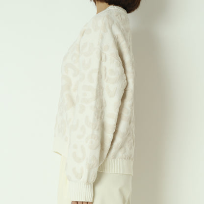 レオパードジャガードモールプルオーバー　DR252-013