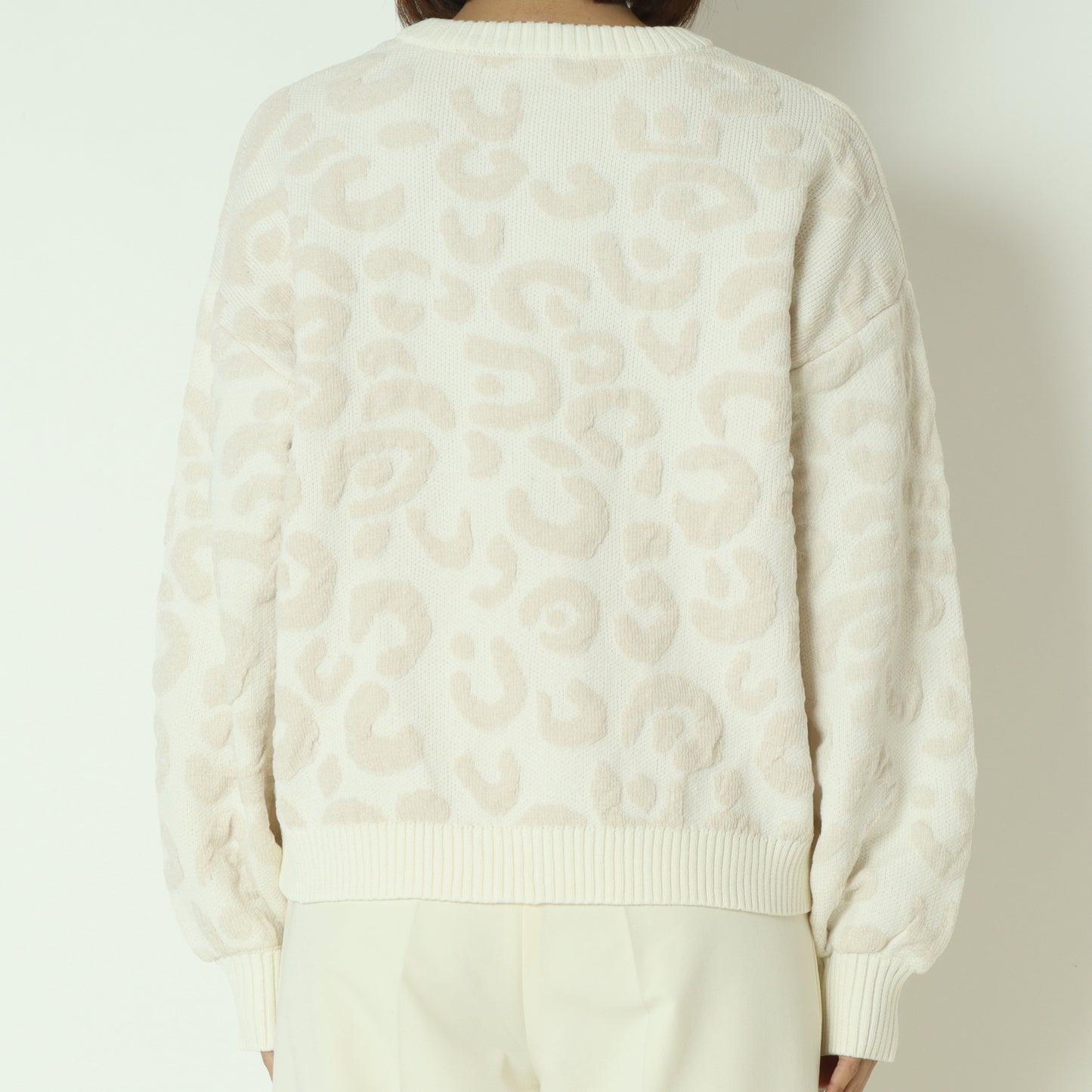 レオパードジャガードモールプルオーバー　DR252-013