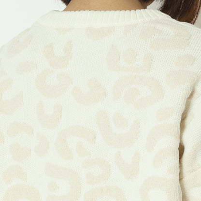 レオパードジャガードモールプルオーバー　DR252-013