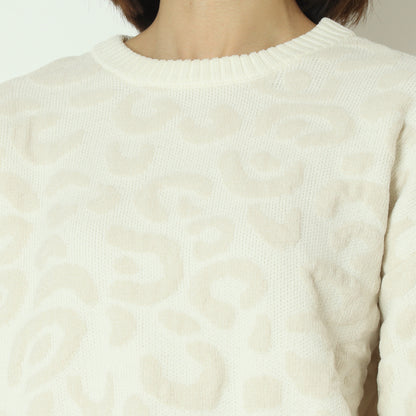 レオパードジャガードモールプルオーバー　DR252-013