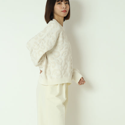 レオパードジャガードモールプルオーバー　DR252-013