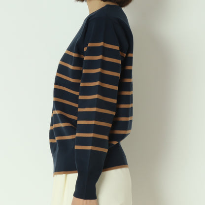 スーパーストレッチクルーネックニットプルオーバー　DR252-015